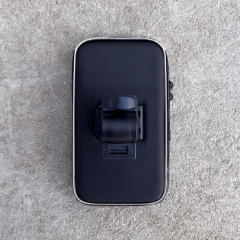  Etui na telefon z uchwytem na kierownicę do roweru motocykla hulajnogi czarny - zdj. dodatkowe 5