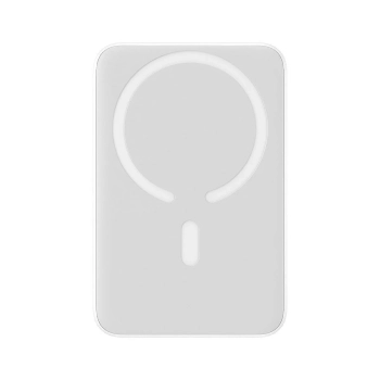  Mini powerbank 10000mAh z ładowaniem indukcyjnym MagSafe PD 20W biały - zdj. dodatkowe 2