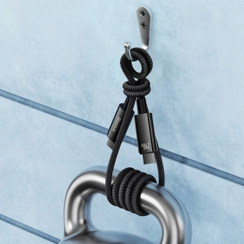  Kabel przewód USB-C 480Mb/s 240W Tungsten Gold 1m czarny - zdj. dodatkowe 7