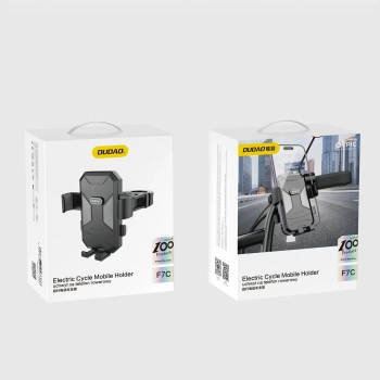  Uchwyt rowerowy motocyklowy do telefonu na kierownicę czarny - zdj. dodatkowe 4