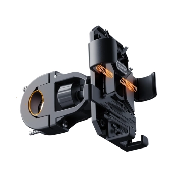  Uchwyt rowerowy motocyklowy do telefonu na kierownicę czarny - zdj. dodatkowe 7