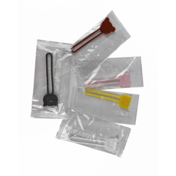  Silikonowy zwijacz organizer kabla przewodu żółty - zdj. dodatkowe 4