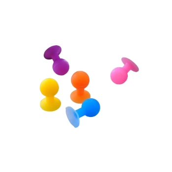  Uchwyt silikonowy do telefonu z przyssawką z okrągła główka fioletowy - zdj. dodatkowe 6