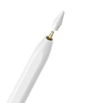  Rysik stylus do iPad z aktywną wymienną końcówką Smooth Writing 2 + kabel USB-A biały - zdj. dodatkowe 2