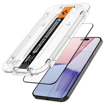  Szkło hartowane Glas.tR EZ Fit FC na iPhone 15 Pro Max czarne - zdj. dodatkowe 2