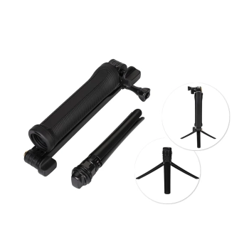  3w1 Uchwyt kijek Selfie stick statyw monopod do kamery GoPro - zdj. dodatkowe 5