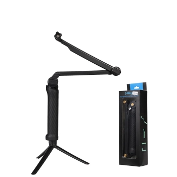  3w1 Uchwyt kijek Selfie stick statyw monopod do kamery GoPro - zdj. dodatkowe 7