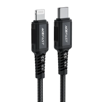  Kabel przewód MFI do iPhone USB-C - Lightning 30W 3A 1.8m czarny - zdj. dodatkowe 7