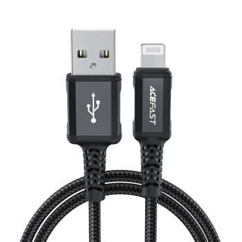  Kabel przewód MFI do iPhone USB - Lightning 2.4A 1.8m czarny - zdj. dodatkowe 2