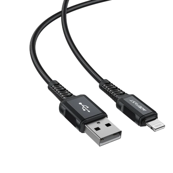  Kabel przewód MFI do iPhone USB - Lightning 2.4A 1.8m czarny - zdj. dodatkowe 5