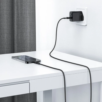  Kabel przewód MFI do iPhone USB - Lightning 2.4A 1.8m czarny - zdj. dodatkowe 7