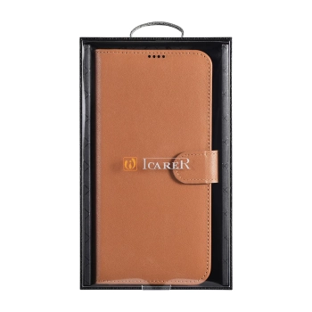  Skórzane etui portfel do Galaxy S22+ Leather Wallet Case brązowy - zdj. dodatkowe 4