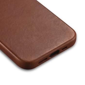  Skórzane etui iPhone 14 Plus magnetyczne z MagSafe Oil Wax Premium Leather Case brąz - zdj. dodatkowe 10