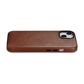  Skórzane etui iPhone 14 Plus magnetyczne z MagSafe Oil Wax Premium Leather Case brąz - zdj. dodatkowe 1
