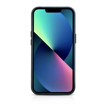  Skórzane etui iPhone 14 Plus magnetyczne z MagSafe Oil Wax Premium Leather Case granatowy - zdj. dodatkowe 2
