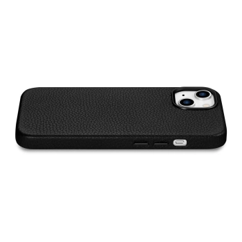  Skórzane etui iPhone 14 Plus magnetyczne z MagSafe Litchi Premium Leather Case czarny - zdj. dodatkowe 10