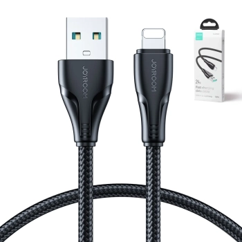  Kabel przewód do iPhone USB - Lightning 2.4A Surpass Series 1.2 m czarny - zdj. dodatkowe 6