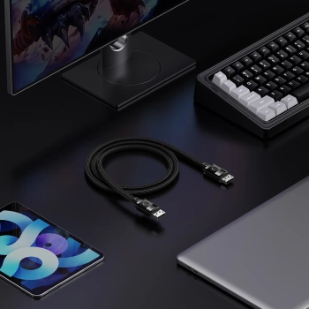  Kabel przewód High Definition Series DisplayPort 8K 60Hz 2m czarny - zdj. dodatkowe 8