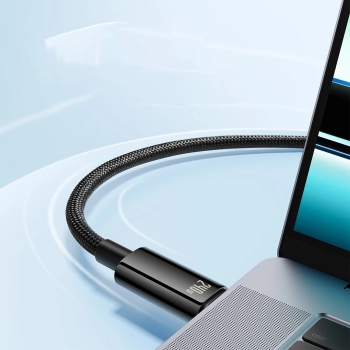  Kabel przewód Tungsten Gold USB-C 480Mb/s 240W 2m czarny - zdj. dodatkowe 4