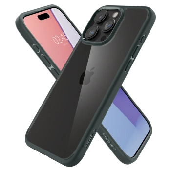  Etui Ultra Hybrid na iPhone 15 Pro Max ciemnozielone - zdj. dodatkowe 1
