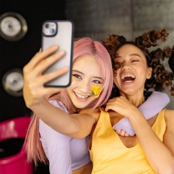  Etui Ultra Hybrid na iPhone 15 przezroczysto-czarne - zdj. dodatkowe 8