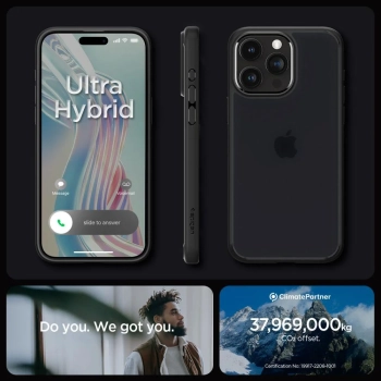  Etui Ultra Hybrid na iPhone 15 Pro przezroczysto-czarne - zdj. dodatkowe 10