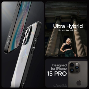  Etui Ultra Hybrid na iPhone 15 Pro czarny mat - zdj. dodatkowe 9