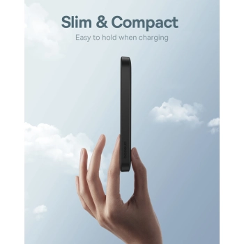  Mini powerbank 5000mAh 20W + kabel USB-C 20V / 3A czarny - zdj. dodatkowe 6