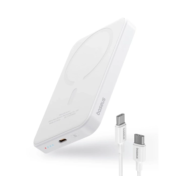  Mini powerbank 5000mAh 20W + kabel USB-C 20V / 3A biały - zdj. dodatkowe 2