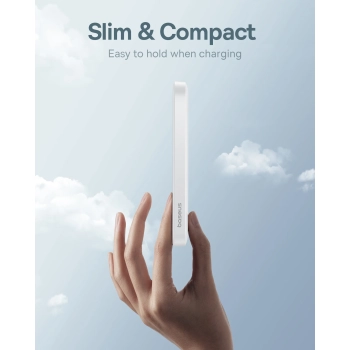  Mini powerbank 5000mAh 20W + kabel USB-C 20V / 3A biały - zdj. dodatkowe 6