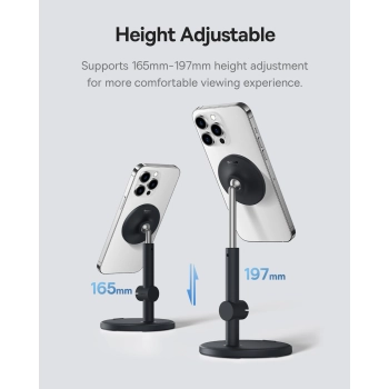  Magnetyczny uchwyt stojący MagPro do telefonu tabletu czarny - zdj. dodatkowe 9