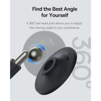  Magnetyczny uchwyt stojący MagPro do telefonu tabletu czarny - zdj. dodatkowe 8