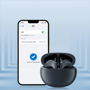  Bezprzewodowe słuchawki douszne Funpods JR-FB2 czarne - zdj. dodatkowe 7