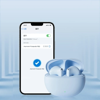  Bezprzewodowe słuchawki douszne Funpods JR-FB2 niebieskie - zdj. dodatkowe 9