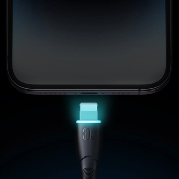  Kabel przewód do iPhone Starry Series USB-C - Lightning 30W 1m czarny - zdj. dodatkowe 9