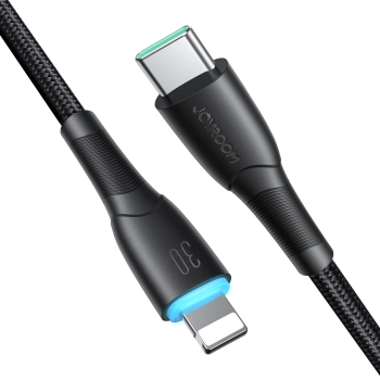  Kabel przewód do iPhone Starry Series USB-C - Lightning 30W 1m czarny - zdj. dodatkowe 2