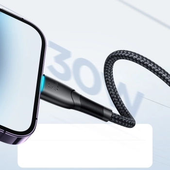  Kabel przewód do iPhone Starry Series USB-C - Lightning 30W 1m czarny - zdj. dodatkowe 8