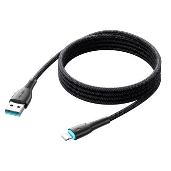  Kabel przewód do iPhone Starry Series USB-A - Lightning 3A 1m czarny - zdj. dodatkowe 2
