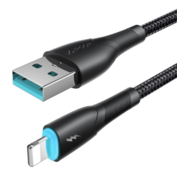 Kabel przewód do iPhone Starry Series USB-A - Lightning 3A 1m czarny - zdj. dodatkowe 3