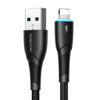 Kabel przewód do iPhone Starry Series USB-A - Lightning 3A 1m czarny - zdj. dodatkowe 5