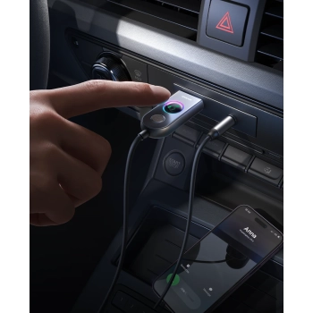  Samochodowy bezprzewodowy odbiornik nadajnik Audio USB AUX JR-CB6 szary - zdj. dodatkowe 10