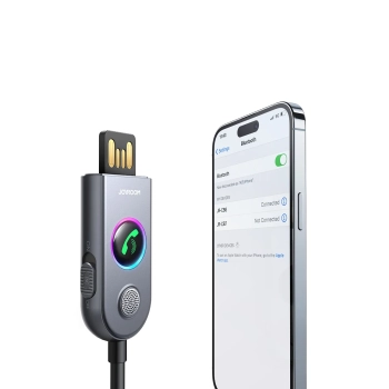  Samochodowy bezprzewodowy odbiornik nadajnik Audio USB AUX JR-CB6 szary - zdj. dodatkowe 3