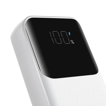  Mini powerbank 10000mAh z wbudowanymi kablami JR-PBC06 30W biały - zdj. dodatkowe 1