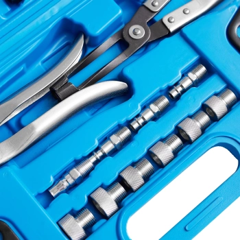  Ściągacz sprężyn zaworowych do silników benzynowych Diesla z 8/16/24 zaworami - zestaw - zdj. dodatkowe 2