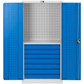  Szafa narzędziowa warsztatowa perforowana 7 szuflad 182 x 92 x 46 cm - zdj. dodatkowe 5