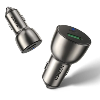  Ładowarka samochodowa USB i USB-C QC 3.0 PD 36W 3A szary - zdj. dodatkowe 1