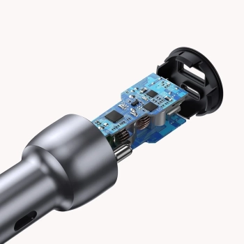  Ładowarka samochodowa USB i USB-C QC 3.0 PD 36W 3A szary - zdj. dodatkowe 2
