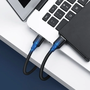  Kabel przewód USB - USB 2.0 1m czarny - zdj. dodatkowe 3