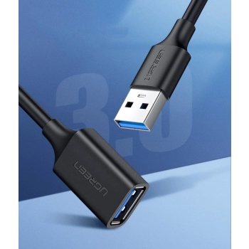  Przedłużacz kabla przewodu USB 3.0 3m czarny - zdj. dodatkowe 10