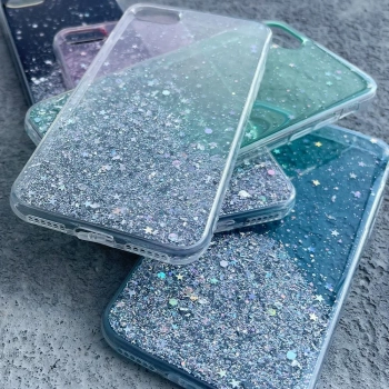  Błyszczące etui pokrowiec z brokatem Xiaomi Mi 10T Lite Star Glitter zielony - zdj. dodatkowe 2